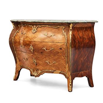 A Swedish Rococo commode by J Noraeus.