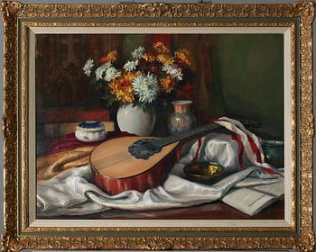 FERENC VARDEAK, olja på duk, signerad.