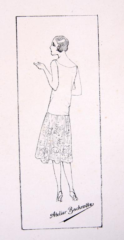 MODEPLANCHER, 2 st, Album du Balle, 1927.