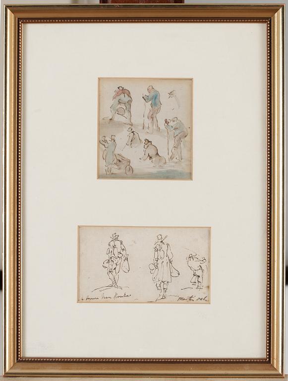 Elias Martin, Figurstudier.