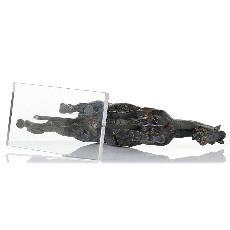 Sculpture of a horse "The Mattei horse", England, 20th century.