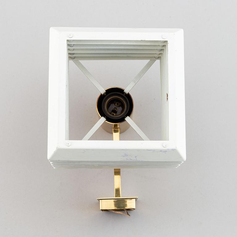 A late 20th century Hans-Agne Jakobsson wall light, V/250, Markaryd, Sweden.