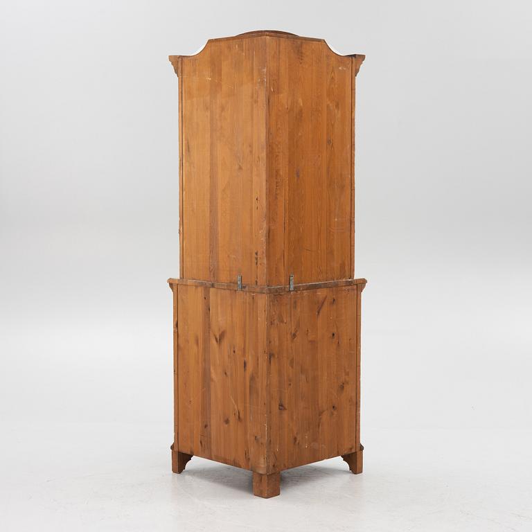 A Gustavian style 20th century corner cabinet.