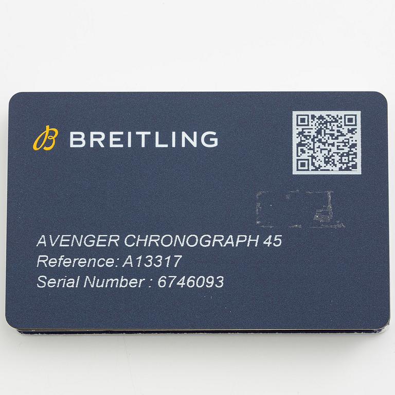 Breitling, Avenger, Chronograph 45, ca 2024.