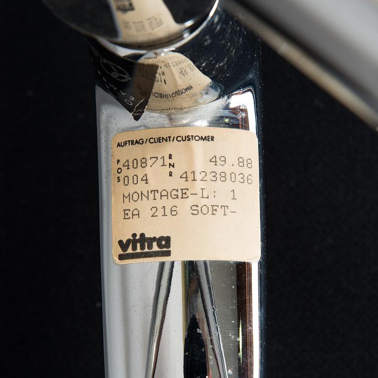 CHARLES AND RAY EAMES, A 'EA 216 Soft Pad Chair' for Vitra.