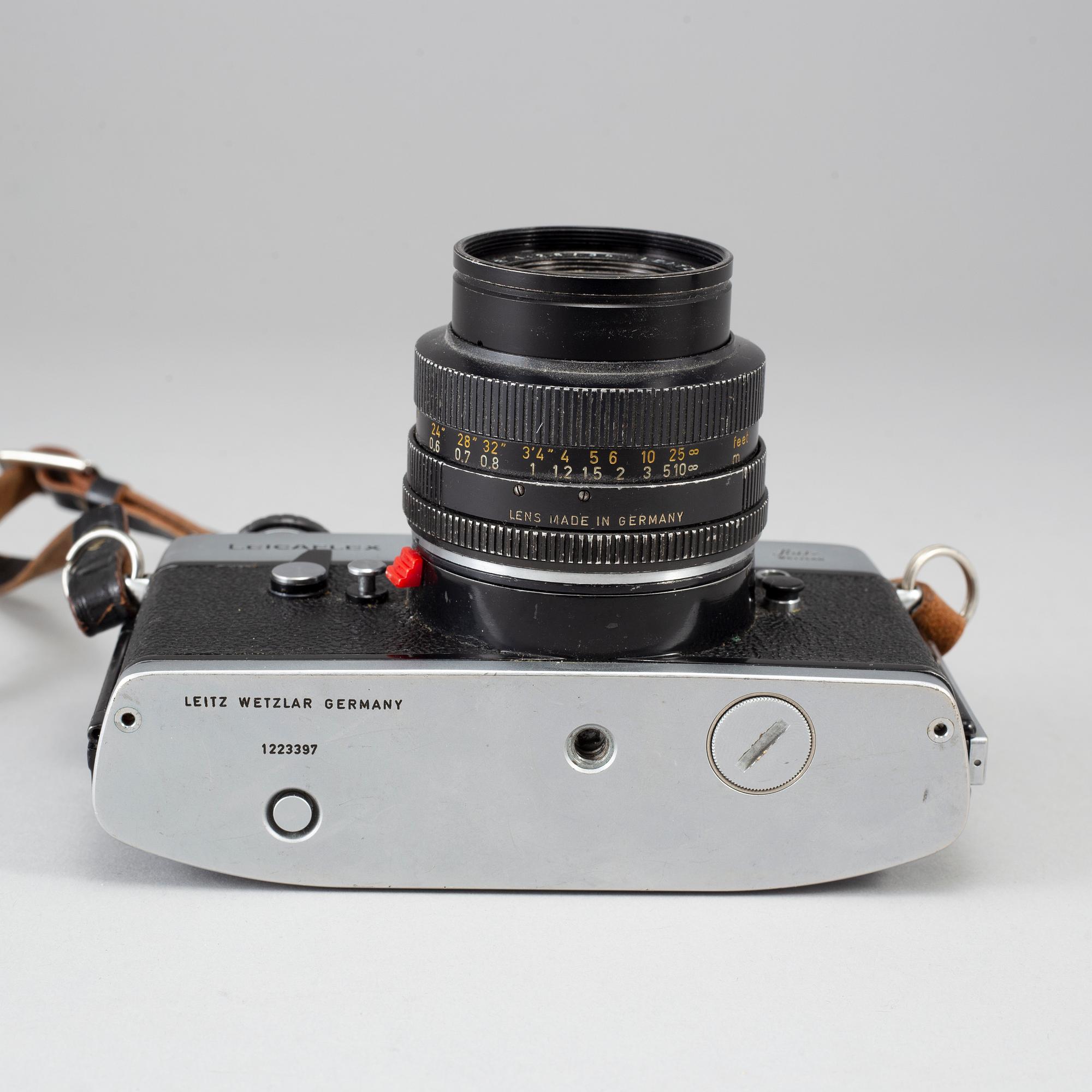 LEICAFLEX SL, with 4 lenses.