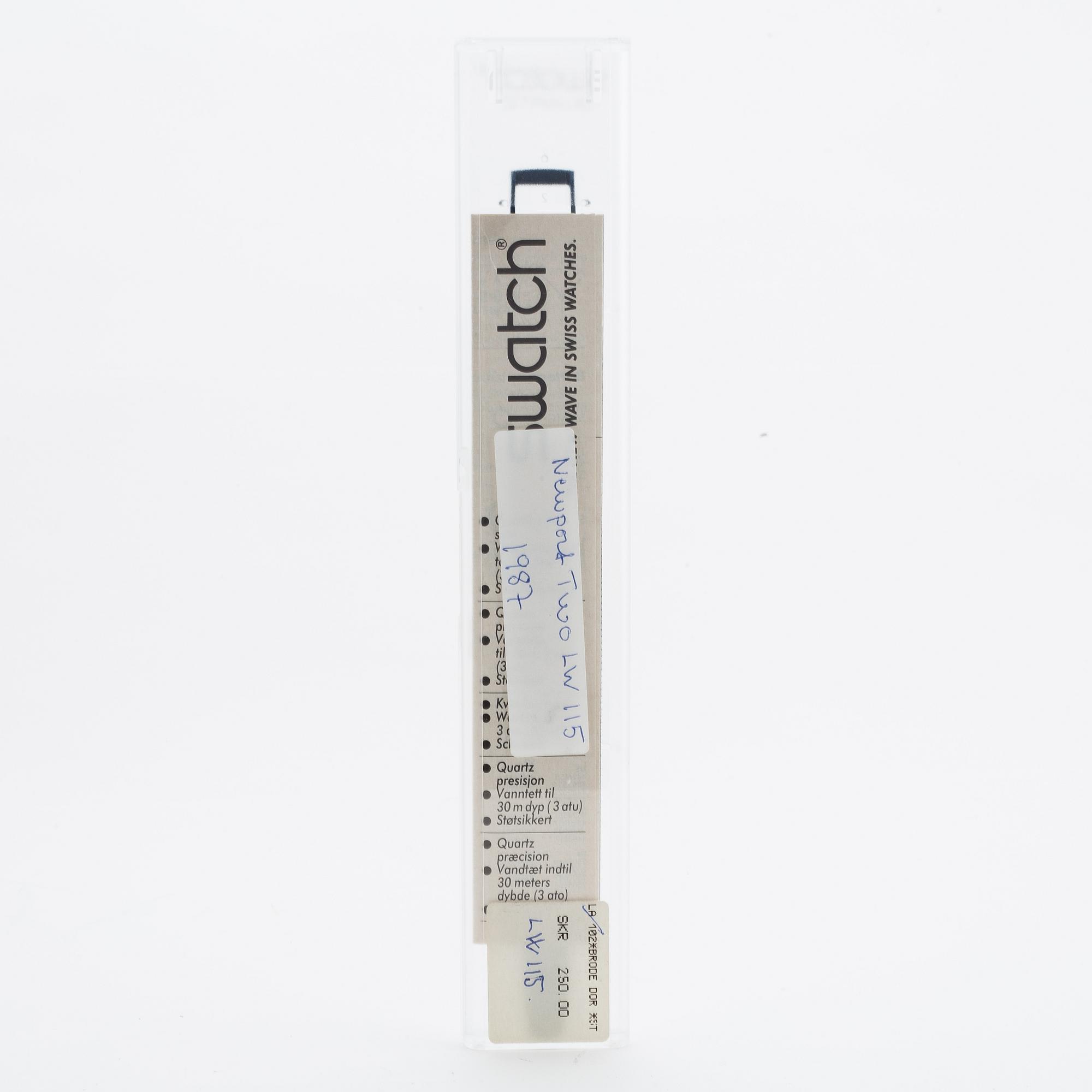 Swatch, Newport Two, wristwatch, 25 mm.