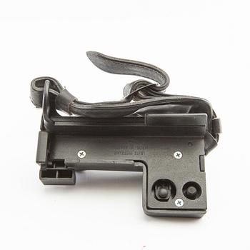 Leica R4s camera body, lens, and accessories.