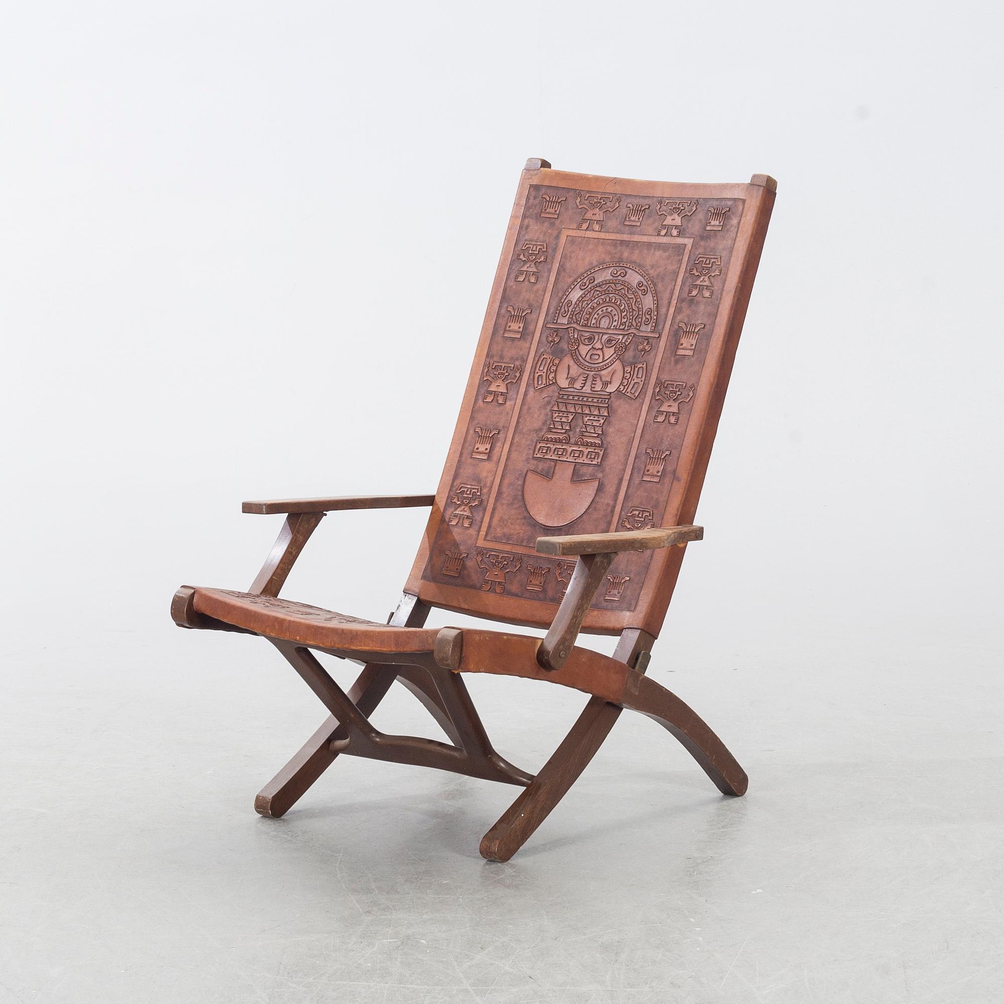 ANGEL PAZMINO, fällstol 1900-talets andra hälft.