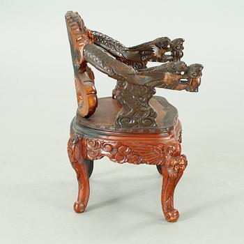 A Japanse arm chair, 20th Century.