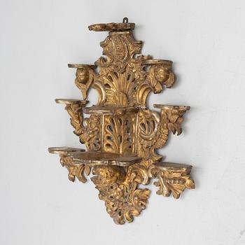 Console shelf, Baroque style. 19th century.