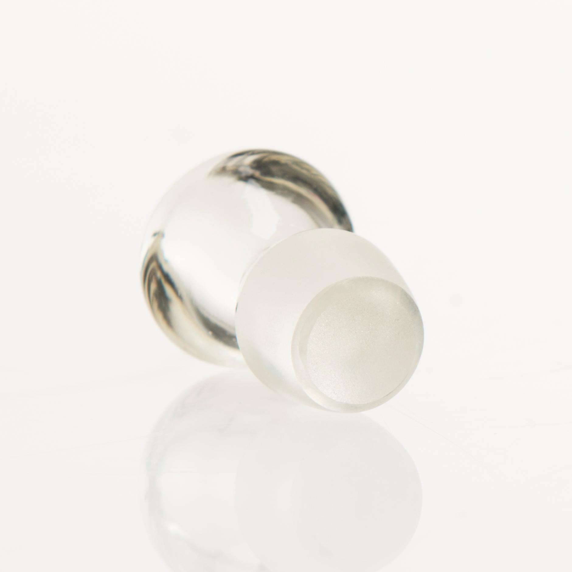 NANNY STILL 1960s Harlekiini vinegar and oil carafe, model 1740, Riihimäen Lasi Oy.