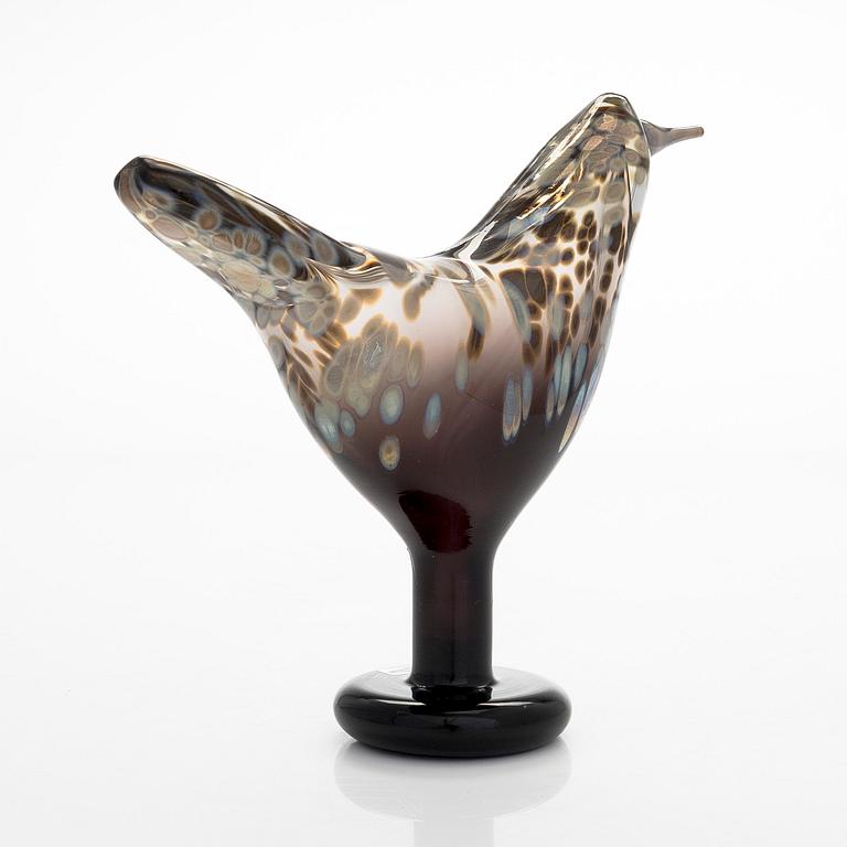 Oiva Toikka, A glassbird, 'Songtrush', signed Oiva Toikka Nuutajärvi.