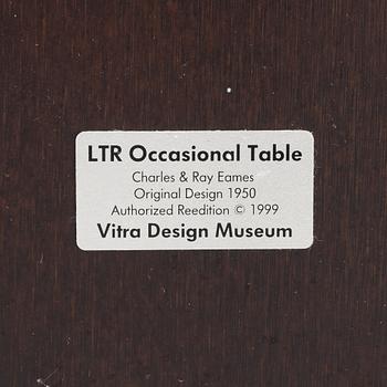 Charles & Ray Eames, a pair of bedside tables, 'LTR Occasional Table', Vitra Design Museum, circa 2000.
