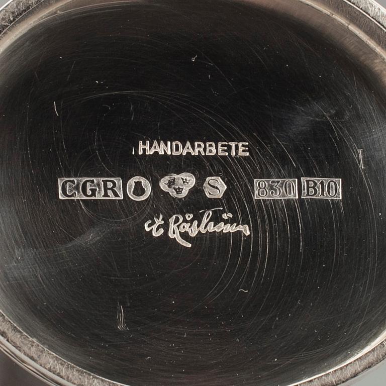 VAS, silver, CG. Råström, Stockholm 1976. Vikt ca 300 gram.