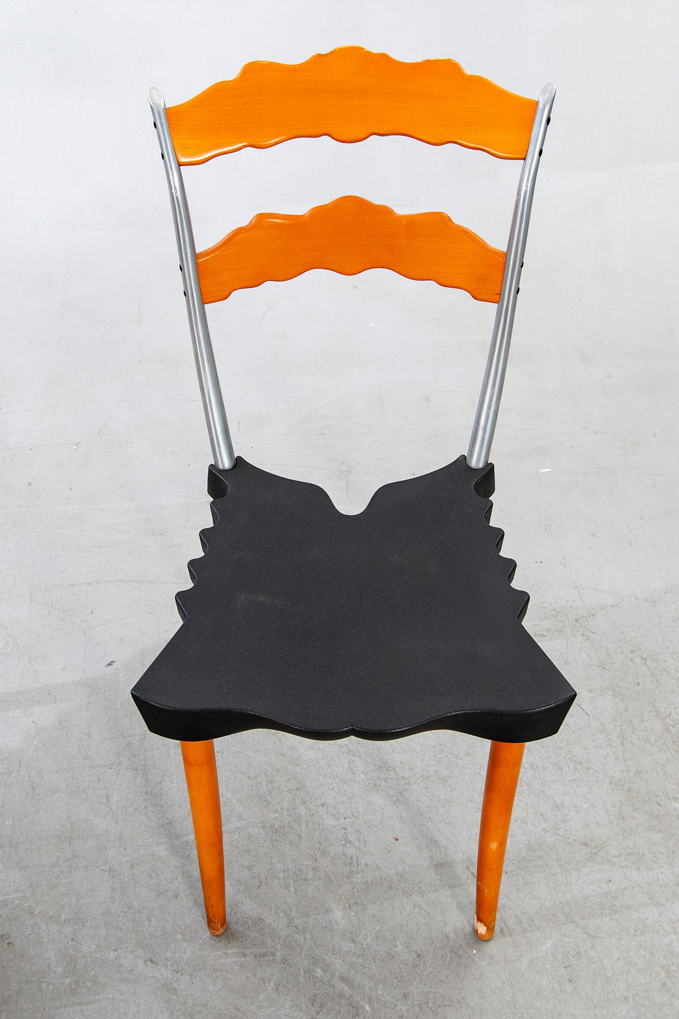 Borek Sipek, 6 "Sedlak" chairs for Vitra, post 1992.