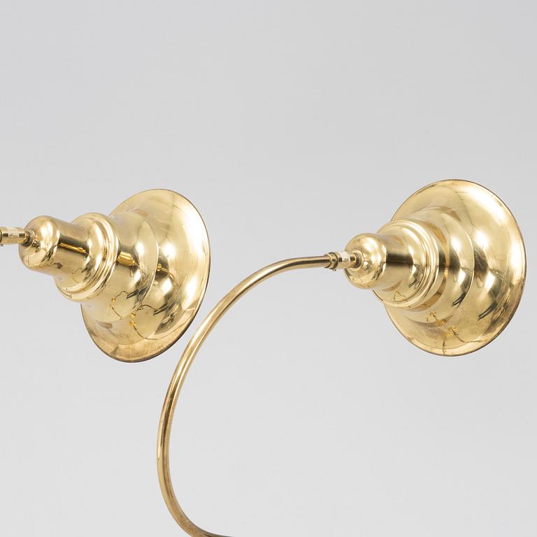 A pair of brass floor lamps from Aneta, end of the 20th Century.
