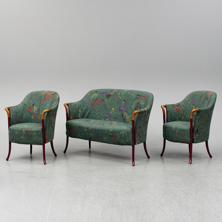 UMBERTO ASNAGO, a sofa, two armchairs and a table, 'Progetti', Italy.