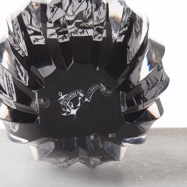 Per B. Sundberg, vas, litograal-teknik, Orrefors 2003.