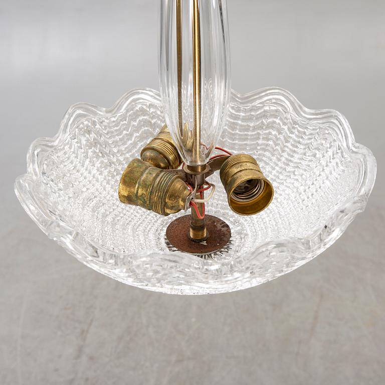 Carl Fagerlund, Taklampa, Orrefors.