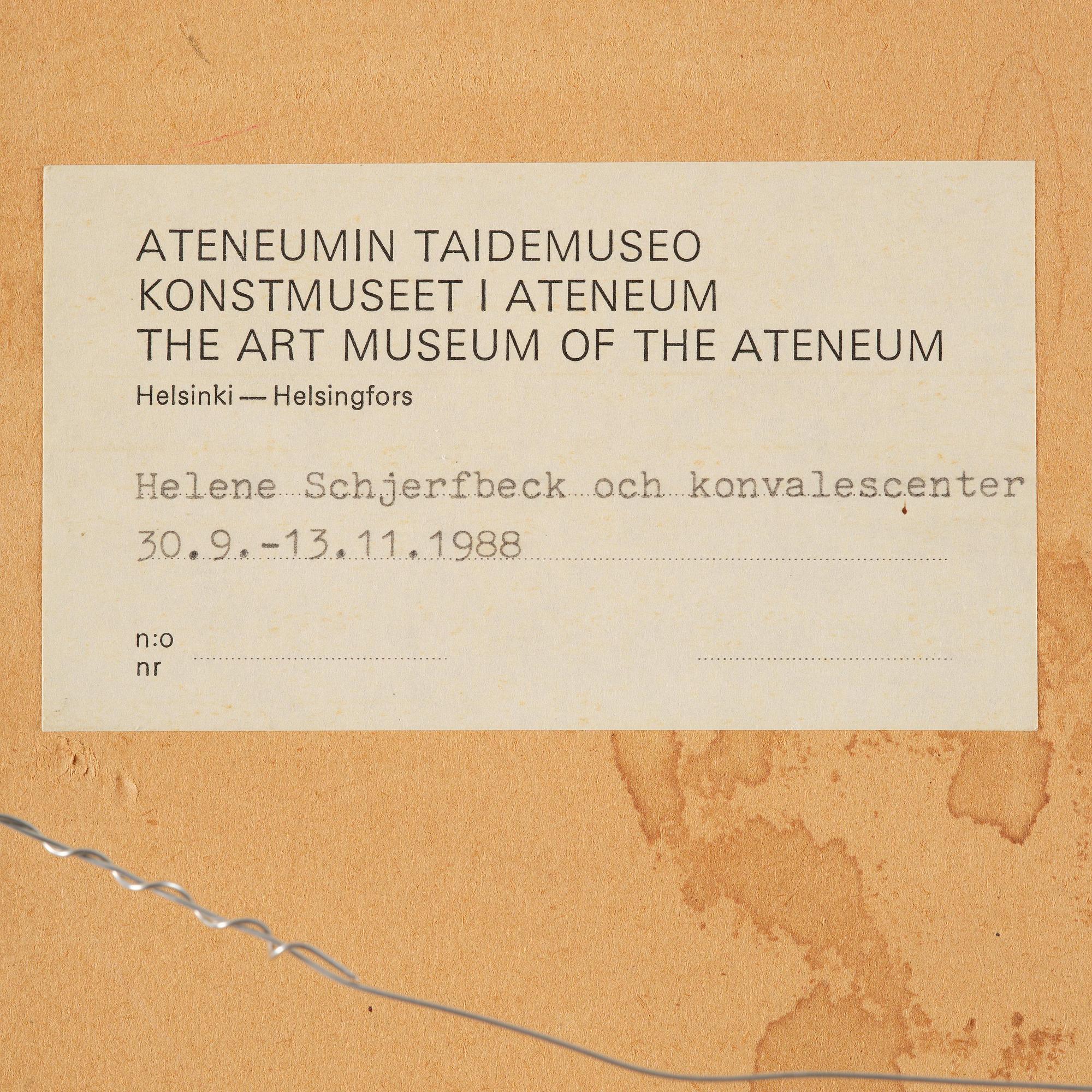 Helene Schjerfbeck, "The Convalescent".