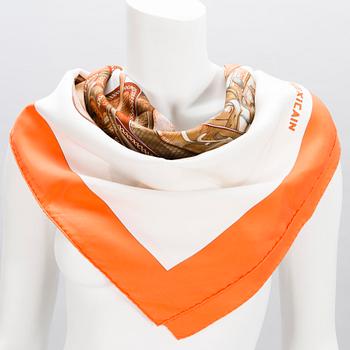 HERMÈS Two Silk Scarfs.