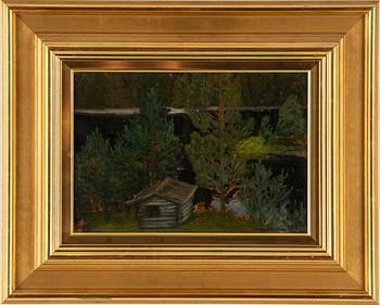 Helmer Osslund, oil on panel, signed.