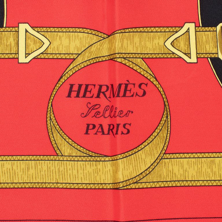 Hermès, scarf, "Eperon D'or".