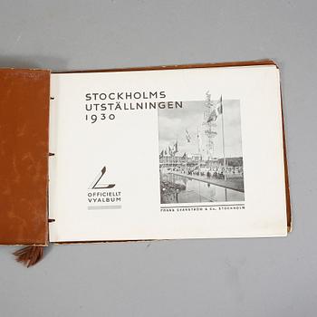 BOK SAMT UTSTÄLLNINGSKATALOG, Stockholmsutställningen 1930.