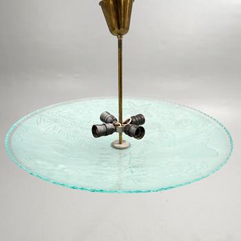 Ceiling lamp, Swedish Modern, Glössner, 1940s.