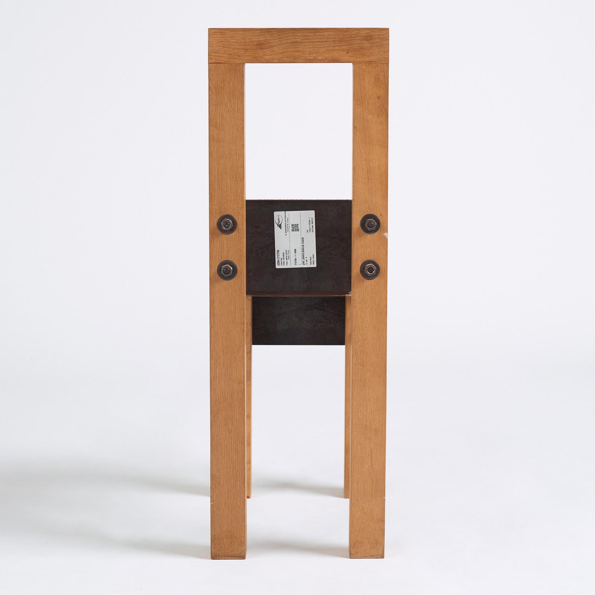 Jonas Bohlin, a 'Sto', chair, ed. 4/70, Jonas Bohlin Design AB Stockholm, post 1990.