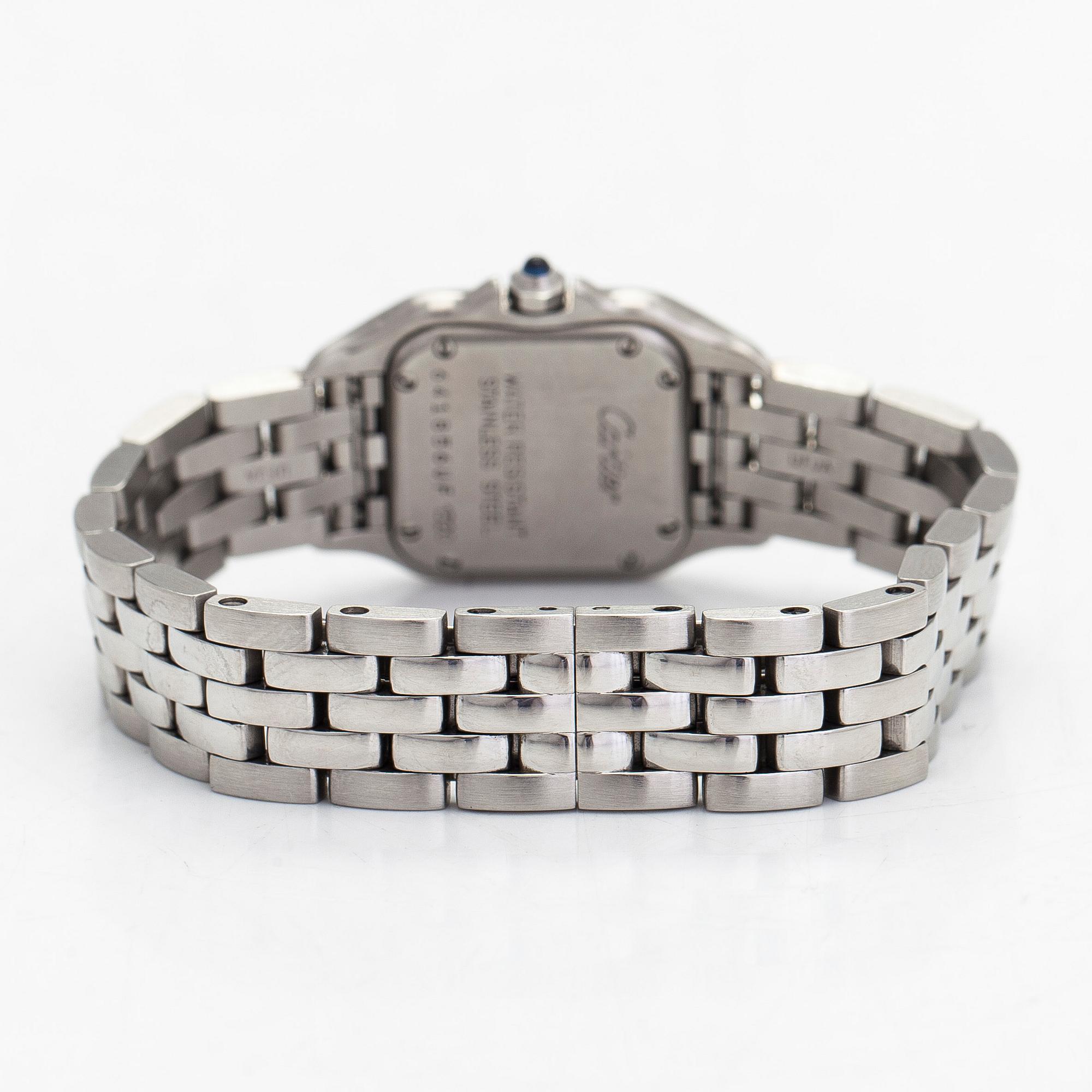 Cartier, Panthère, armbandsur, 22 x 22 (30) mm.