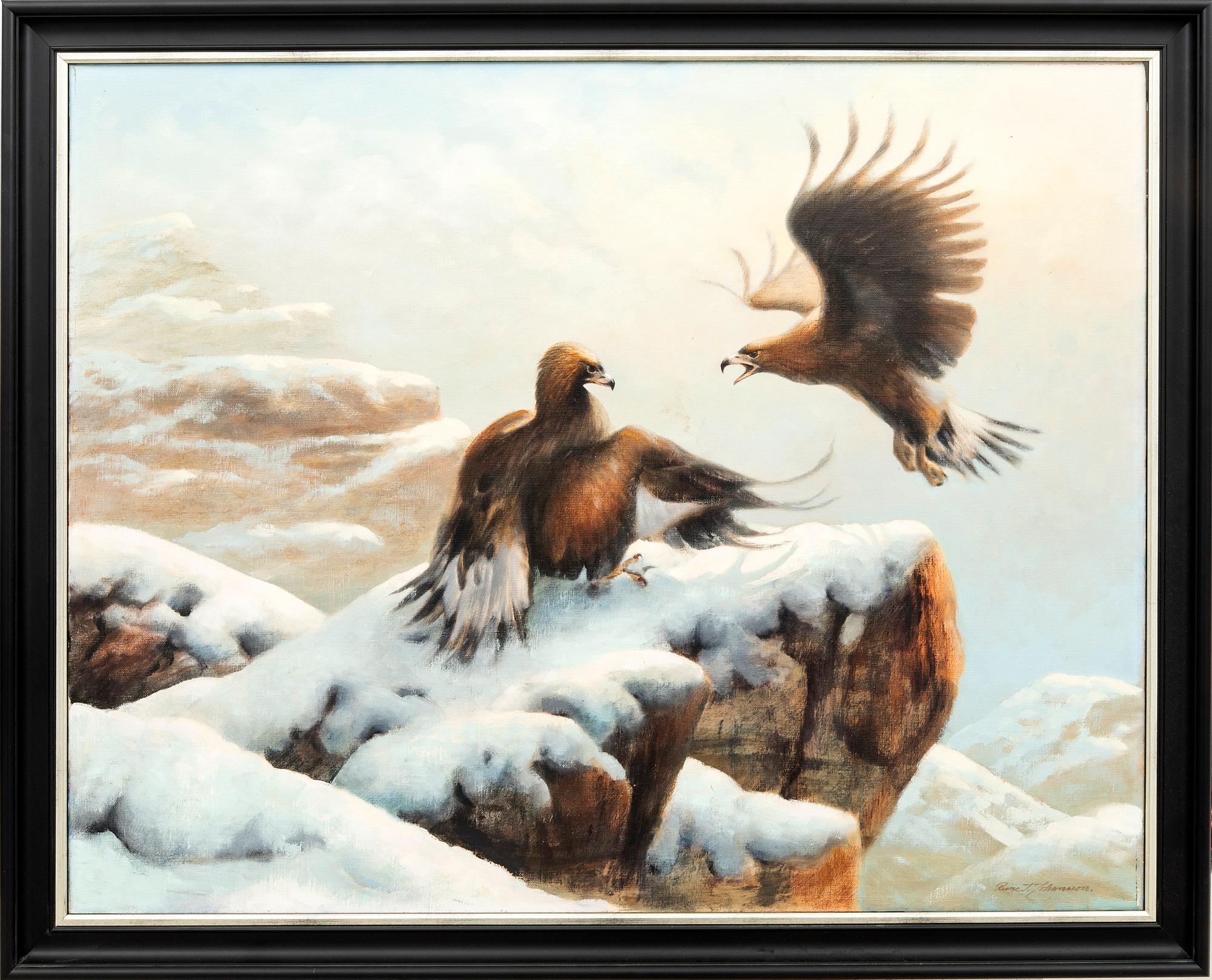 Rune Johansson, oil on canvas, signed.
