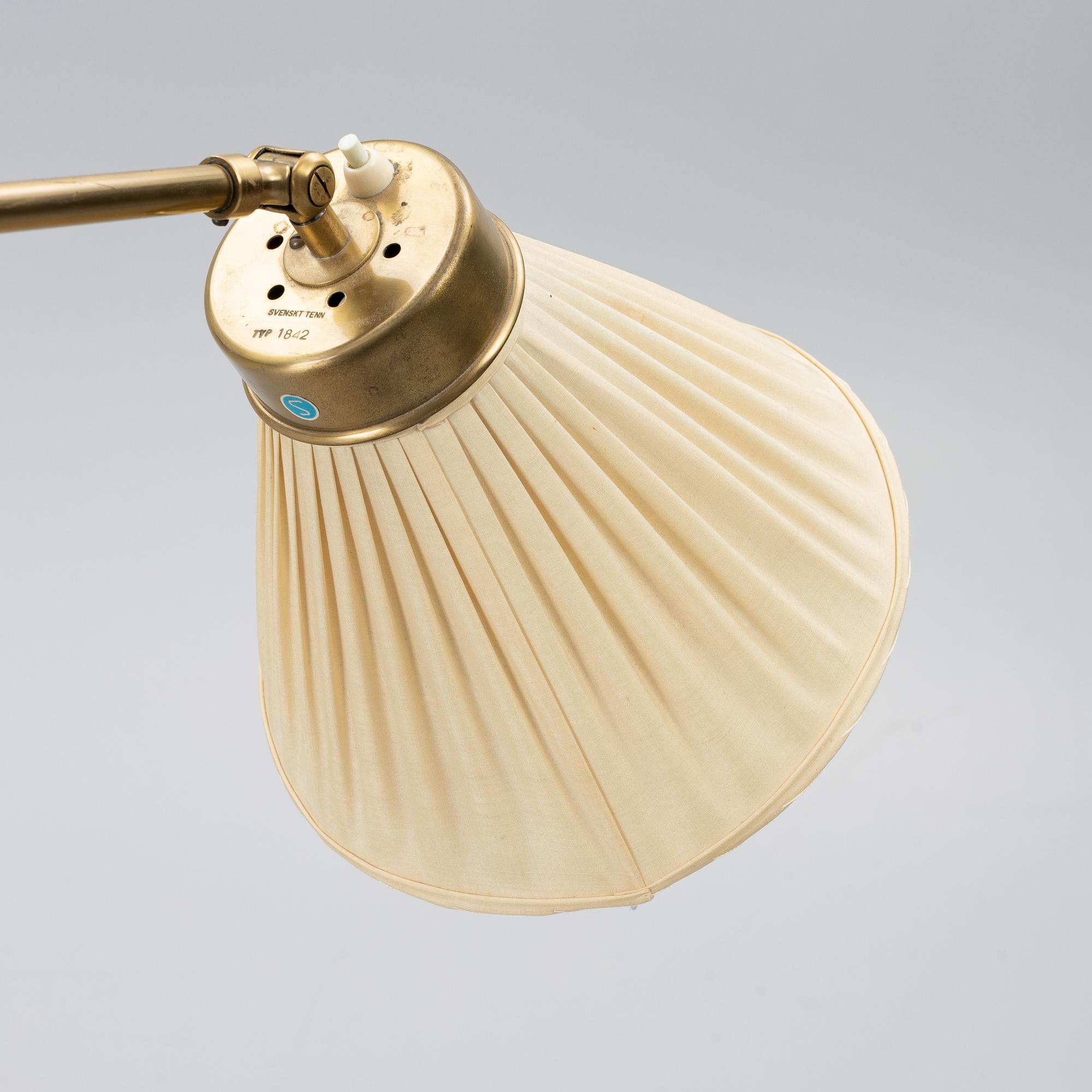 Josef Frank, A model 1842 floor lamp, Svenskt Tenn.