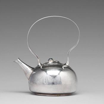 161. Olle Ohlsson, a sterling silver teapot, Stockholm 1982.