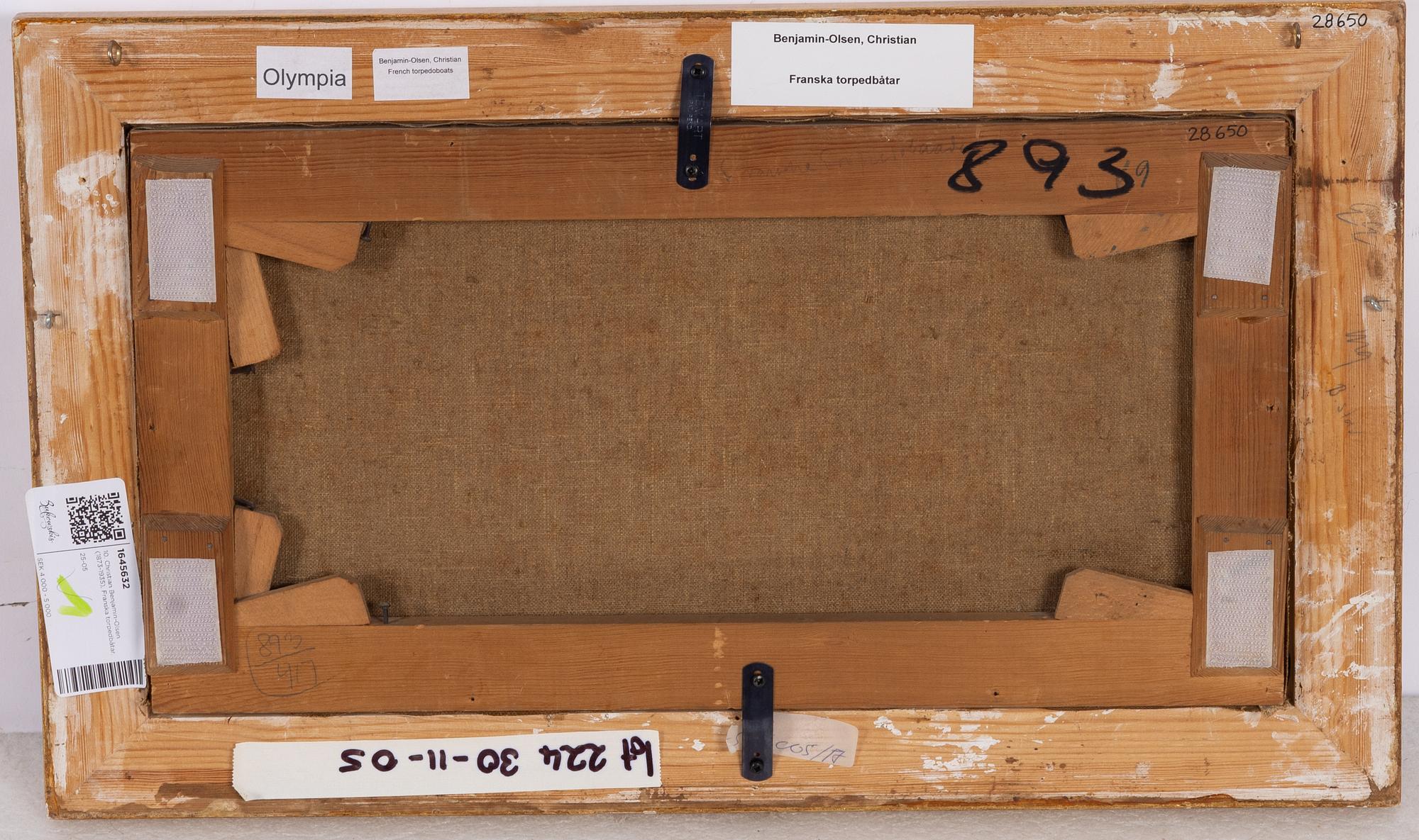 Christian Benjamin-Olsen, French torpedo boats.