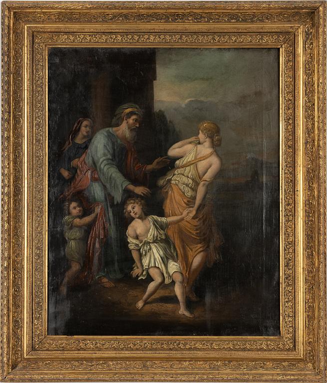 Unknown artist, circa 1820, Hagar and Ishmael Banished.