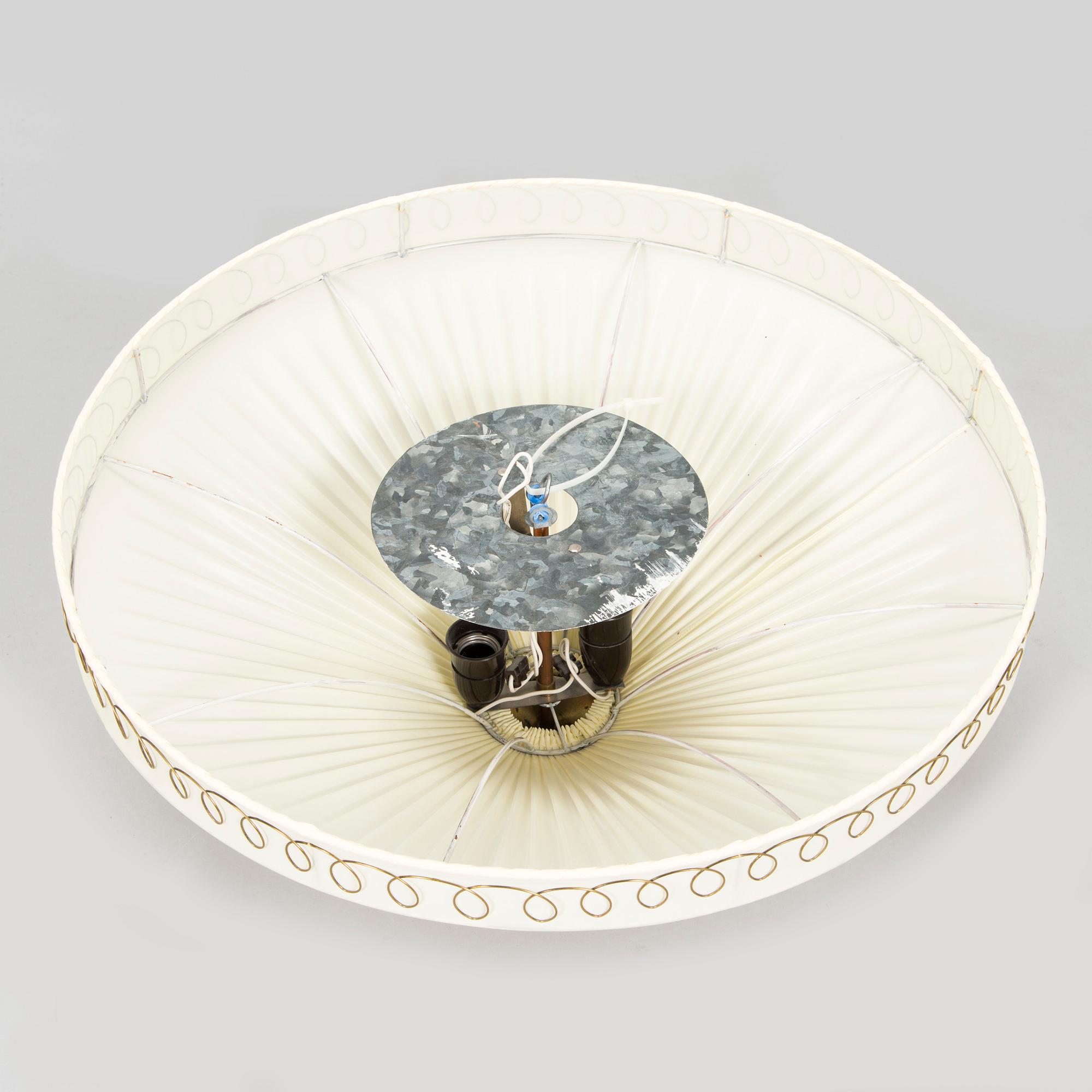 A mid-20th century ceiling light.