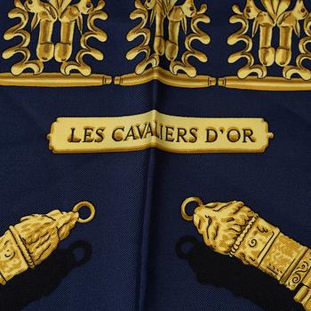 Hermès, scarf, "Les Cavaliers d'Or".