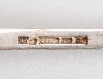 BESTICK, 15 delar snarlika, silver, Finland, sannolika 1920-tal. Vikt ca 545 gram.