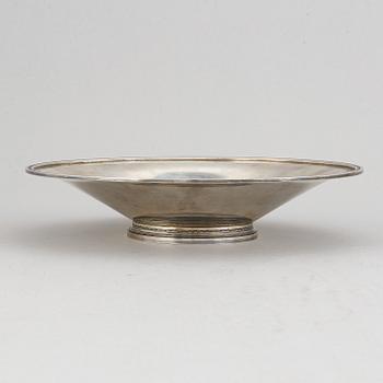 Erik Fleming, a silver bowl, Atelier Borgila, Stockholm 1945.