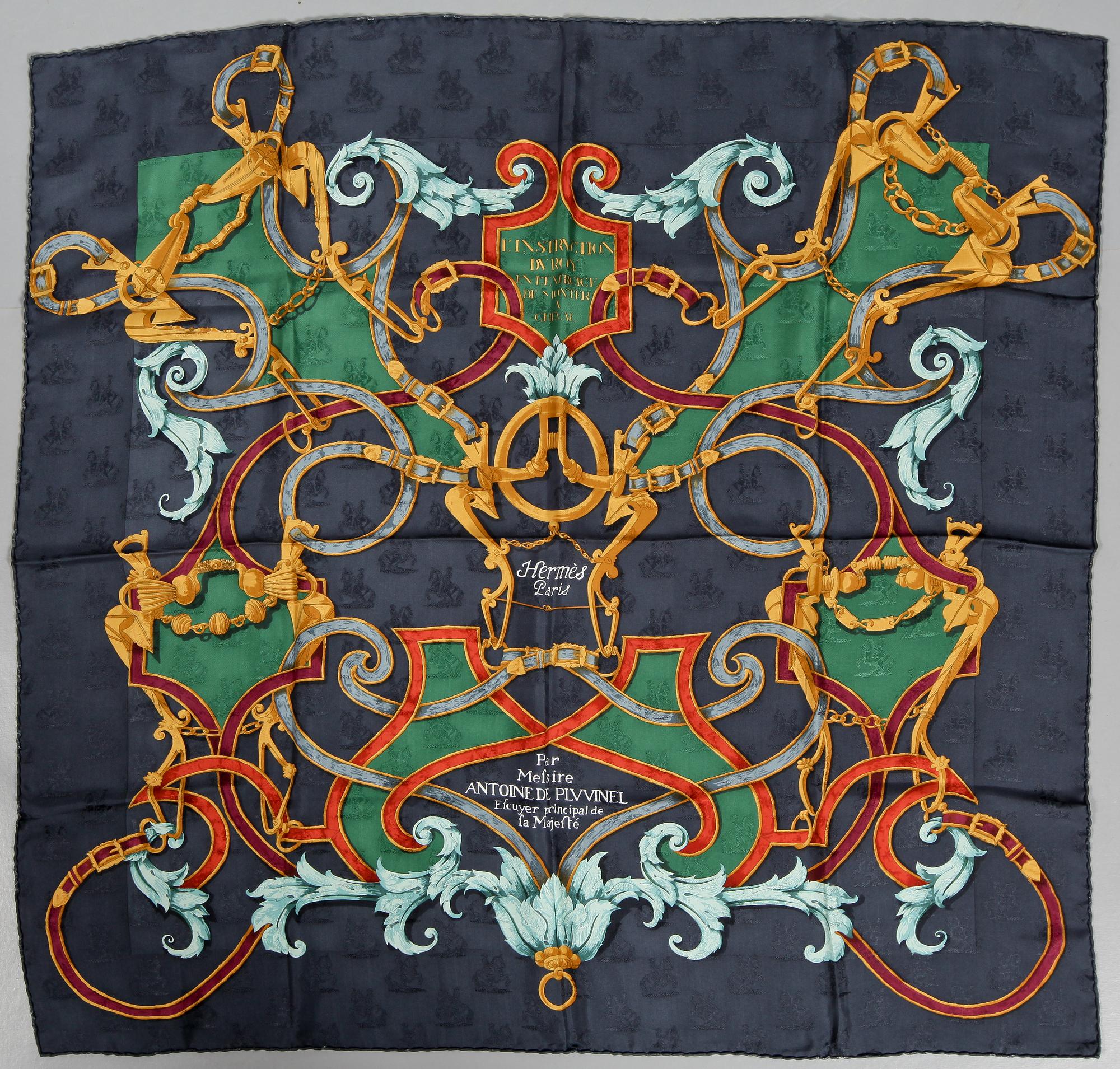 SCARF, "Instruction du Roy", Henri d'Origny, Hermès, Paris.