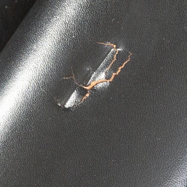 A 1960/70s leather sofa.