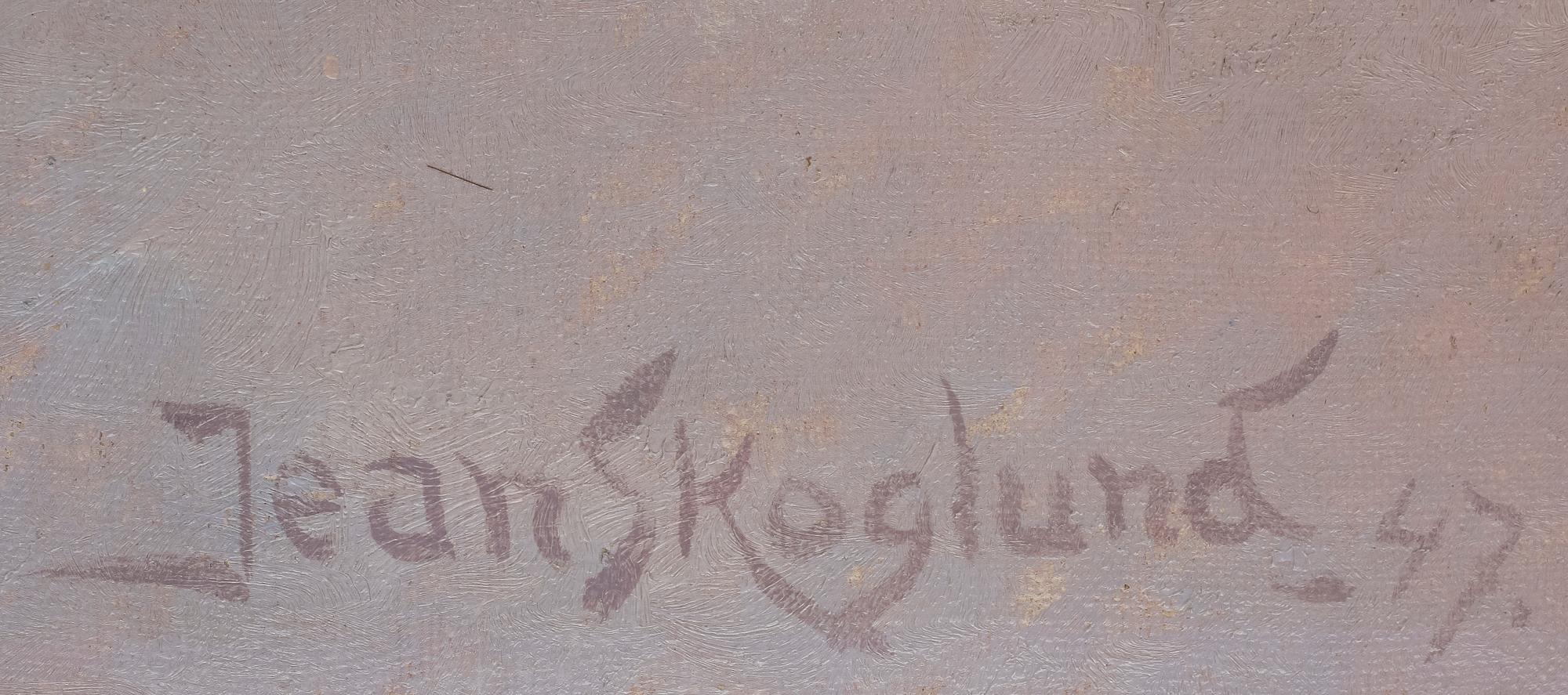 JEAN SKOGLUND, olja på duk, signerad och daterad -47.