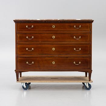 Writing desk, Late Gustavian Stockholm work by Isac Löfgren (master 1804–1816),