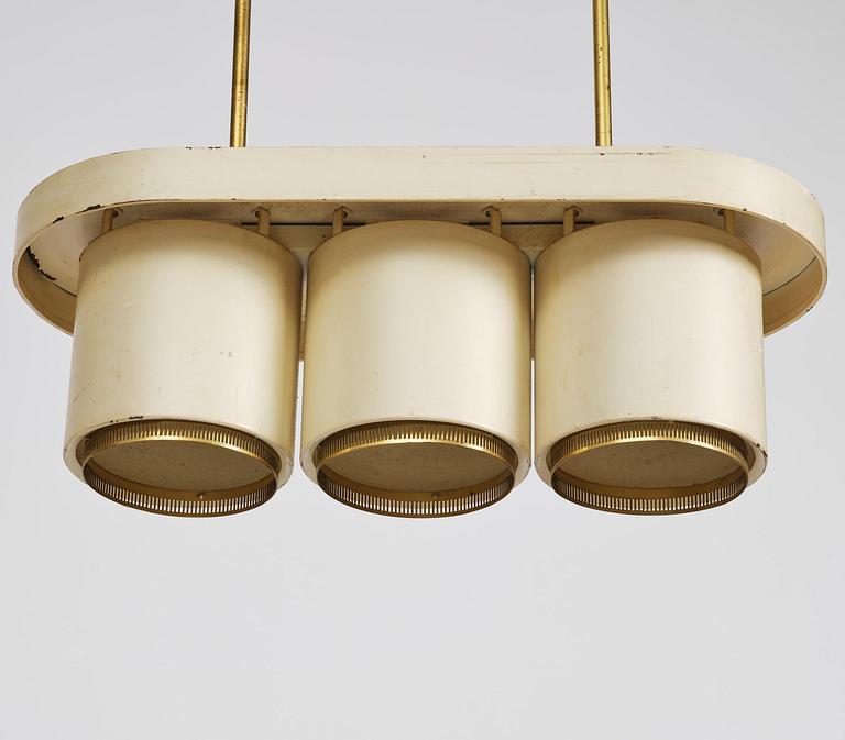 Alvar Aalto, a ceiling lamp model A 203,  Valaisinpaja Finland, 1970s.