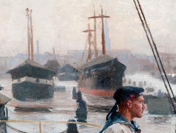 Albert Edelfelt, "FROM  THE PORT OF COPENHAGEN I".