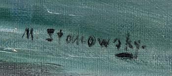 MIKAEL STANOWSKY, oil on canvas, signed.