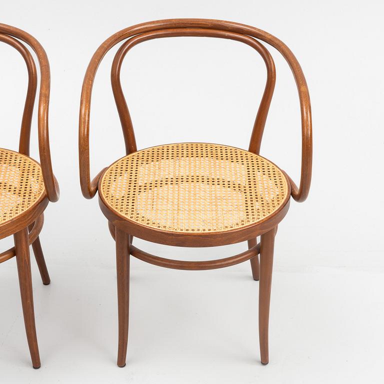 Gebrüder Thonet, six model '209' chairs, Thonet, 2006.