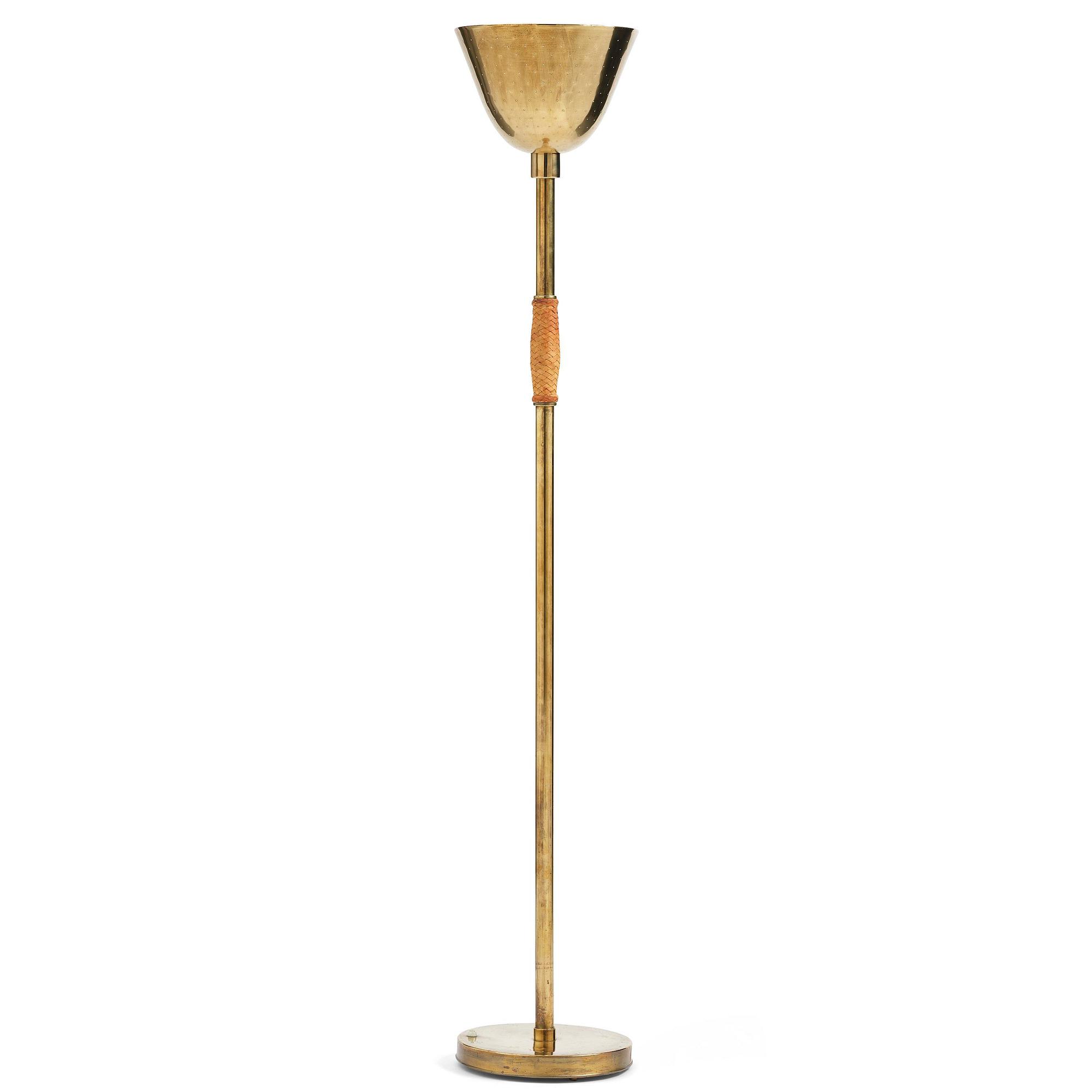 Carl-Axel Acking, a brass floor lamp, for the Stockholm Crafts Association, 1939.